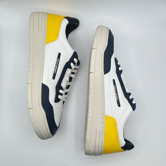 Men's Polo Ralph Lauren PS300  100% Leather Sneaker Size 11.5 - Picture 6 of 11